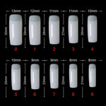 PKT 500pcs Half Cover Nail Tips Natural - 3