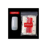 PKT 500pcs Half Cover Nail Tips Natural - 6
