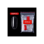 PKT 500pcs Oval Shape Nail Tips Clear