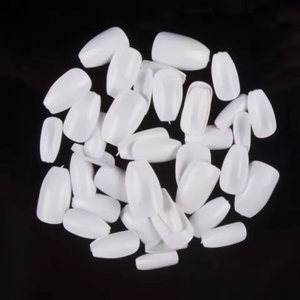 PKT 500pcs Short Ballet Nail Tips Natural - 5