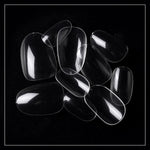 PKT 500pcs Short Round Shape Nail Tips Clear - 5