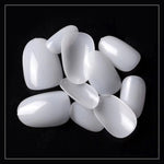 PKT 500pcs Short Round Shape Nail Tips Natural - 5