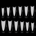 PKT 500pcs Stiletto Tips Natural
