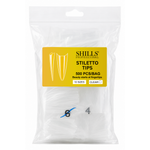 PKT 500pcs StilettoTips Clear