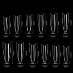 PKT 500pcs StilettoTips Clear