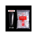 PKT 500pcs T-Shape Nail Tips Clear - 6