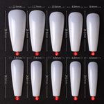PKT 500pcs T-Shape Nail Tips Natural - 3