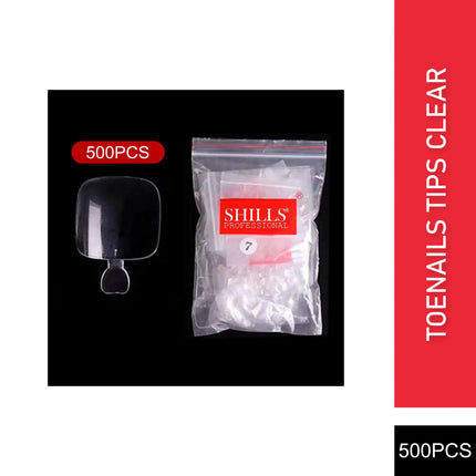 PKT 500pcs Toenails Tips Clear - 1