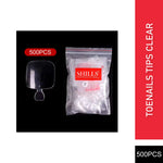 PKT 500pcs Toenails Tips Clear - 1