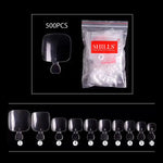 PKT 500pcs Toenails Tips Clear - 2