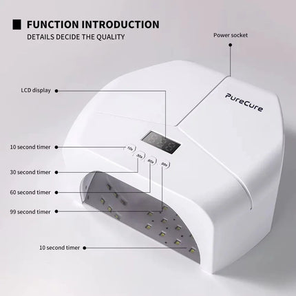 PureCure UV/LED Nail Lamp - Image 4