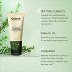 QUENCH Anti Dandruff Conditioner, enriched with natural ingredients for effective dandruff control and healthier hair.
