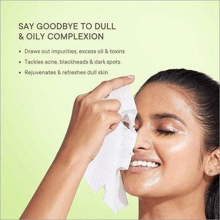 Close-up of Quench Mud Sheet Mask with Cica Herb Repair, the ideal Korean face mask for oily skin that controls excess oil and minimizes pores.