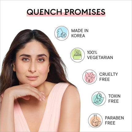 Close-up of ingredients: Salicylic Acid and Birch Juice Enzymes in Quench Gentle Cleansing Gel, renowned for its gentle cleansing properties.