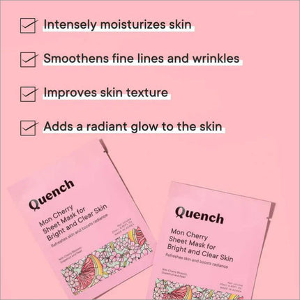 Before and after using Brightening & Skin Clarifying Sheet Mask with Cherry Blossom Radiance - 25 ML, demonstrating the transformation with this cherry blossom sheet mask.