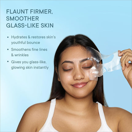 Quench Snail Mucin Korean Collagen Boost Mask used during nighttime skincare routine, promoting its effectiveness as a Korean snail mucin mask.