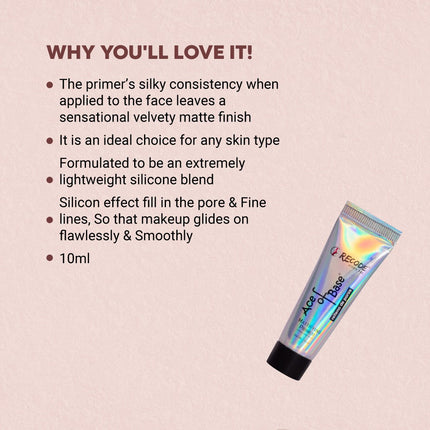 Recode Ace Of Base Primer benefits and texture
