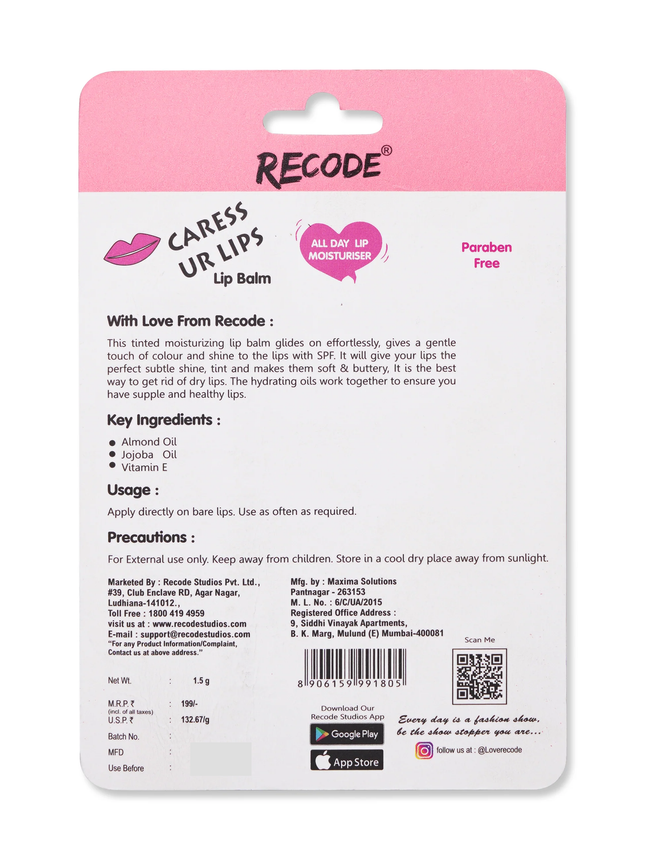 Heliotropium Recode Lip Balm Heliotropium 1.50 G product photo 2