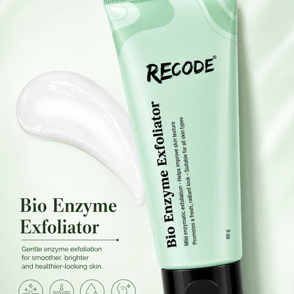 Recode Bio Enzyme Exfoliator tube and packaging