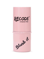 Recode Blush It Blush Stick Rose Rush application