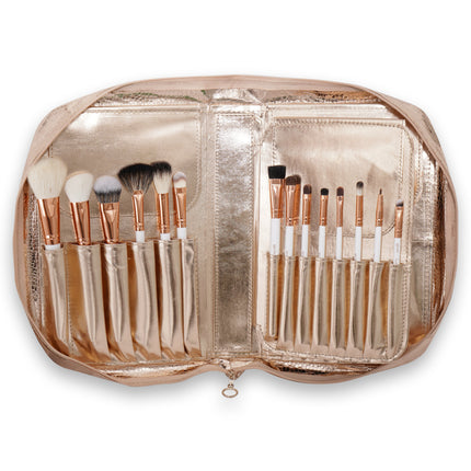 Recode Brush 17-pcs Set with Premium Rose Gold Pouch - image 2