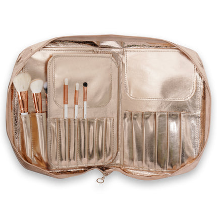 Recode Brush 17-pcs Set with Premium Rose Gold Pouch - image 3