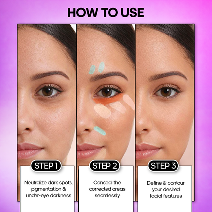 Recode concealer contour palette high coverage