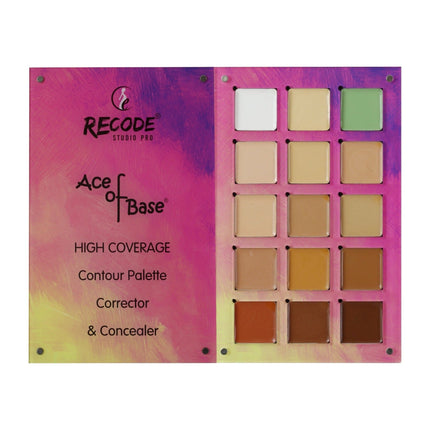 Recode concealer contour palette swatches