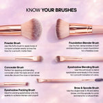 Recode Face & Eye Brush Set - 6 Pcs - image 4