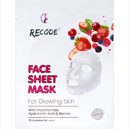 Recode Face Sheet Mask For Glowing Skin product image 1