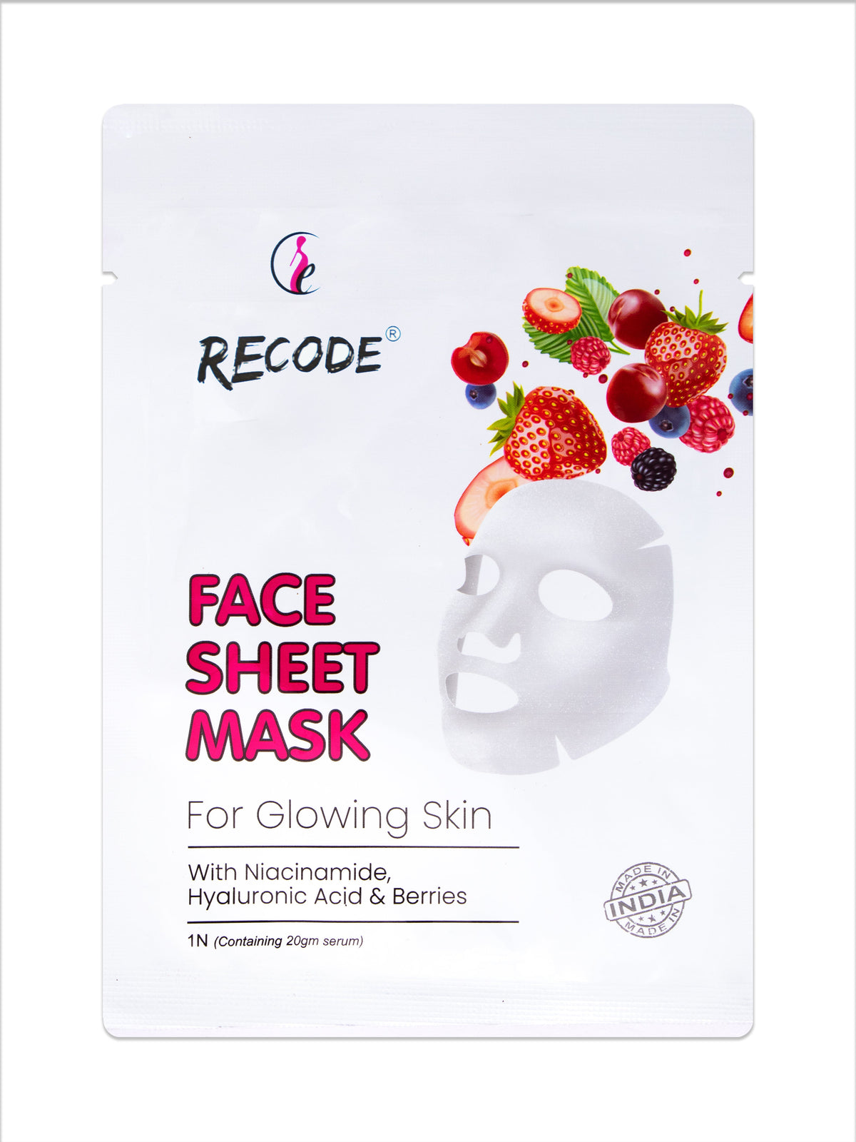 Recode Face Sheet Mask For Glowing Skin product image 1