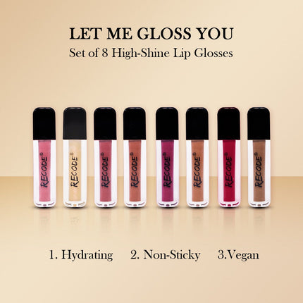 Recode Lip Glosses Let Me Gloss You  1.25 ML X 8 product photo 3