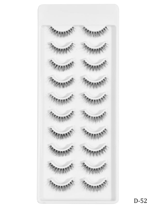 Recode RE10/D52 Featherlight Eyelashes-Transparent Band