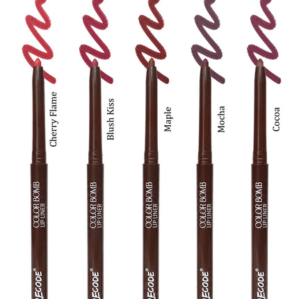 Recode 01 Brown Color Bomb Lip Liner Set of 5 ( 5 X 0.3 G) product photo 1