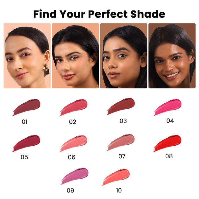 Recode 10 Silky Matte Mini Liquid Lipsticks - 12.50 ML (1.25MLx 10) product photo 2