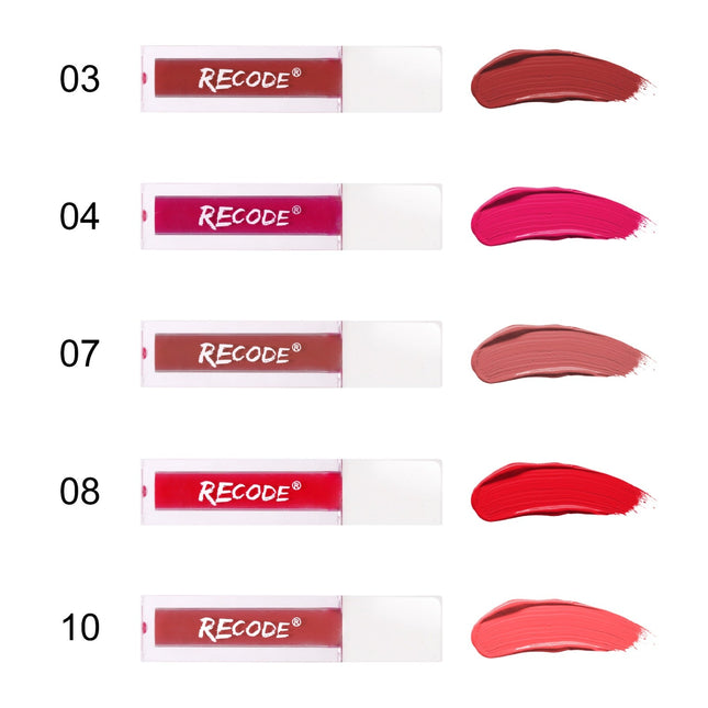 Recode 5 Silky Matte Mini Liquid Lipsticks - 6.25 ML (1.25ML x 5) product photo 1