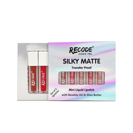 Recode 5 Silky Matte Mini Liquid Lipsticks - 6.25 ML (1.25ML x 5) product photo 2