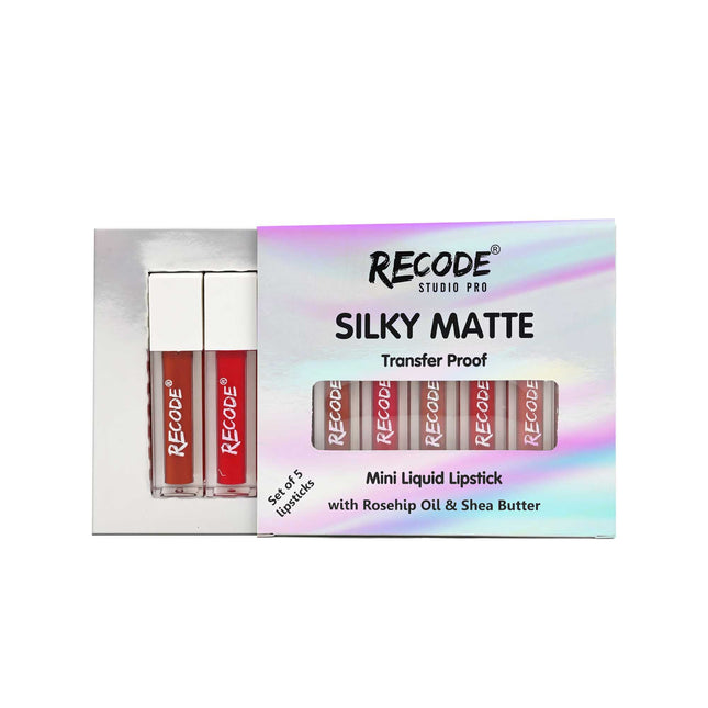 Recode 5 Silky Matte Mini Liquid Lipsticks - 6.25 ML (1.25ML x 5) product photo 2