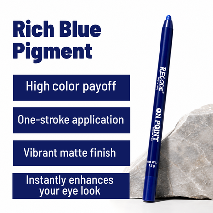 Recode Blue On-Point Kajal swatch
