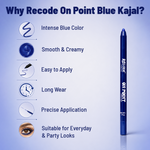 Recode Blue On-Point Kajal long lasting eye makeup