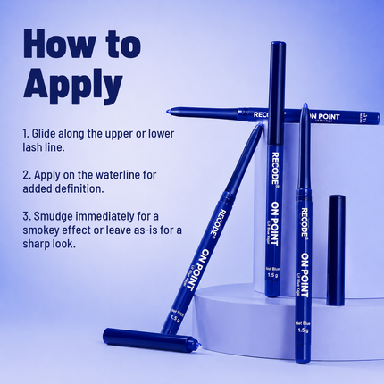 Recode Blue On-Point Kajal with sharpener