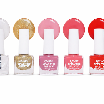 Recode Red Spill The Paints Nail Paint Set Of 5 (5 X 5ML) product image 1