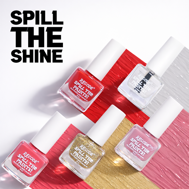 Recode Red Spill The Paints Nail Paint Set Of 5 (5 X 5ML) product image 2