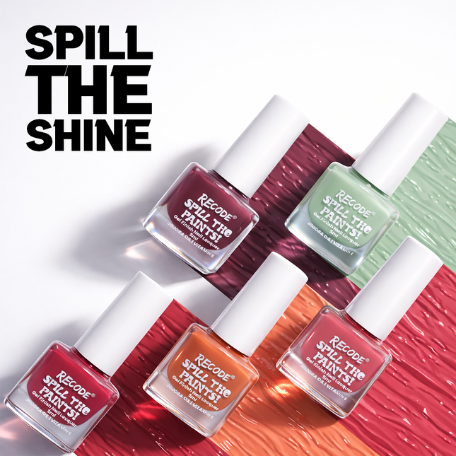 Recode Purple Spill The Paints Nail Paint Set Of 5 (5 X 5ML) product image 2