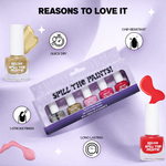 Recode Purple Spill The Paints Nail Paint Set Of 5 (5 X 5ML) product image 3