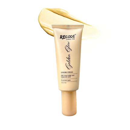 Recode Strobe Cream Gold swatch and benefits
