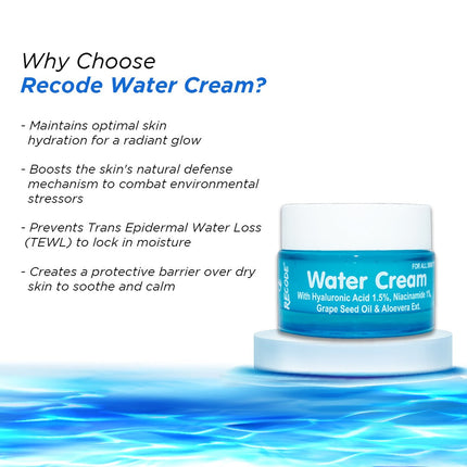 Recode Water Cream - 50 G product image 5