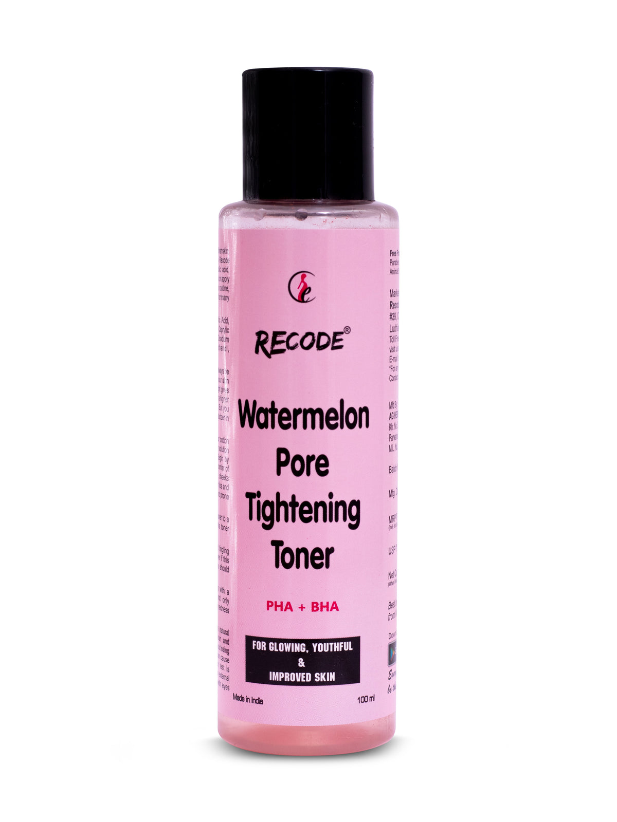 Recode Watermelon Pore Tightening Toner - 100 ML product image 1
