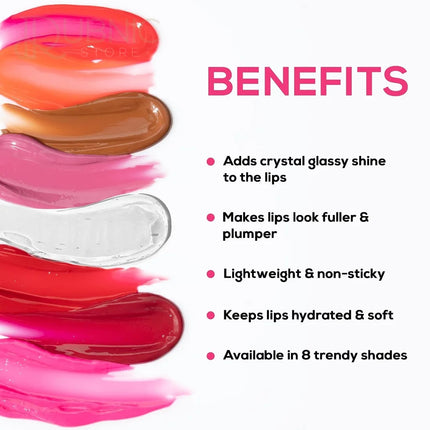 RENEE Crystal Lip Gloss Garnet 8ml - LIP BALM