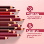 A hand holding RENEE Define Matte Lip Liner, a long lasting lip liner ideal for creating defined lip contours with smudge-proof formula.